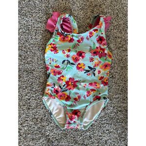 ❤️RuffleButts Floral One Piece Swimsuit 2T